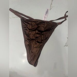 3/$15 - NWT - XL - Victoria's Secret Chocolate Satin Panty